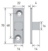 Gaposa Motor Bracket to max 120Nm for 60 range motors