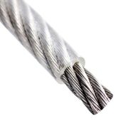 SS(316) Cable  0.8 Nylon covered to 1.0mm (100Meter Roll)