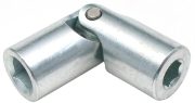 Geiger Universal Joint, 7mm Hex in - 8mm Sq out, Zinc plated