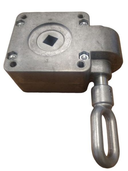 Geiger Gearbox 15:1 with oval eyelet drive, 13mm Sq out