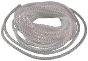 2mm Thick Cross Braided Cord White (Per Metre)