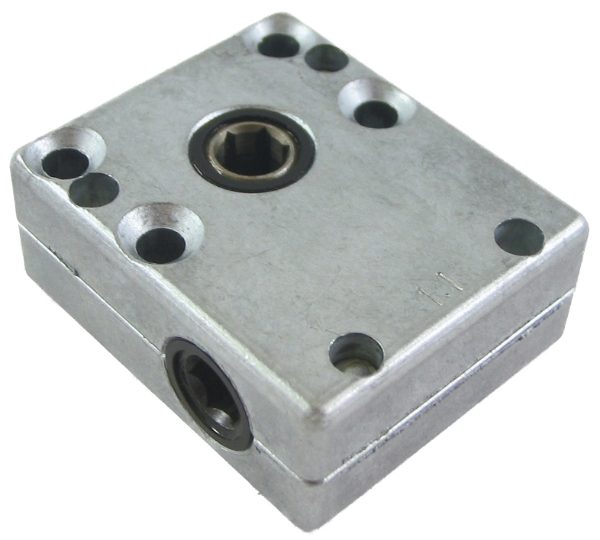 Gearbox Worm 1:1 Ratio 6mm Hex