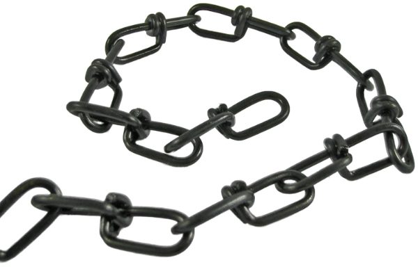 V8 Knotted Blind Chain Black (15 Mtr Box)