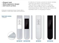 Gaposa Emitto,K-Line Remote 1 Ch, Translucent,White buttons