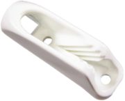 Jam Cleat (Small) with Fairlead White Nylon (10 Pack)