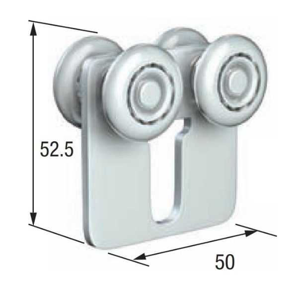 Runners Series 20. DBL Axle HangerWith Fixing Rate