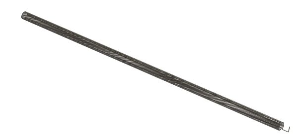 Naked Spring - 24" Long - 14g Wire (2.03mm) - 0.8" Diameter