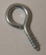 Screw Eye 30mm O/A x 8mm I.D. BZP