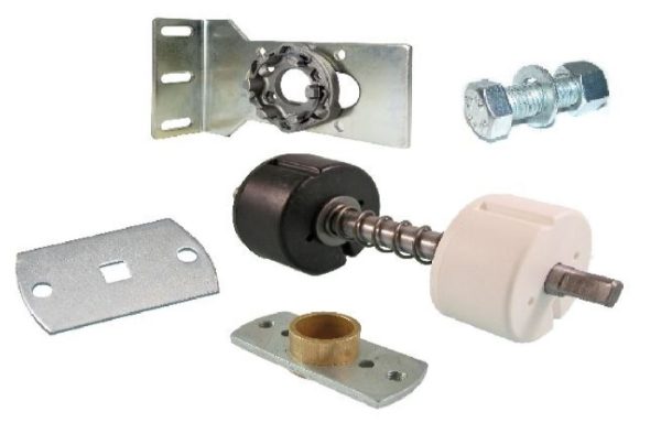 4" Gearbox Operated Roller Kit, With Brackets