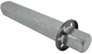 Somfy 0.5"Square dummy spindle 14mm Round end