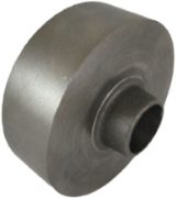 4" Block for16g Tube 0.625" Bore with Bronze Bearing