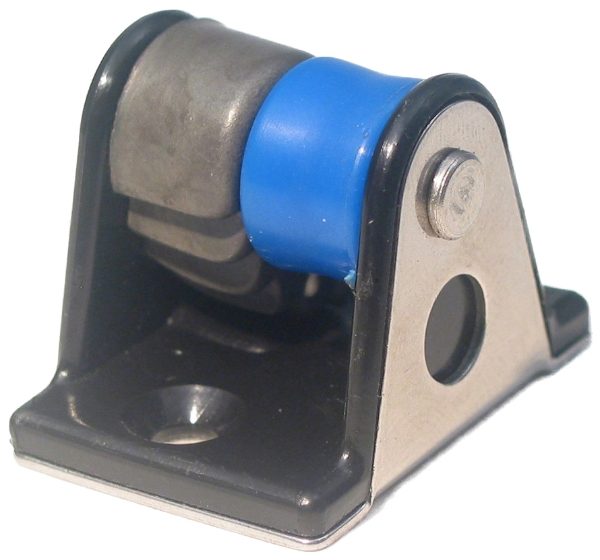 Guide Pulley with  jam cleat.