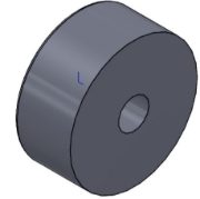 Malleable Block - 5" x 10g - 1" needle roller bearing