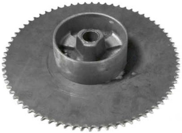 70 Tooth Sprocket Plate & 5" Steel Block Assembly - 1" Bore