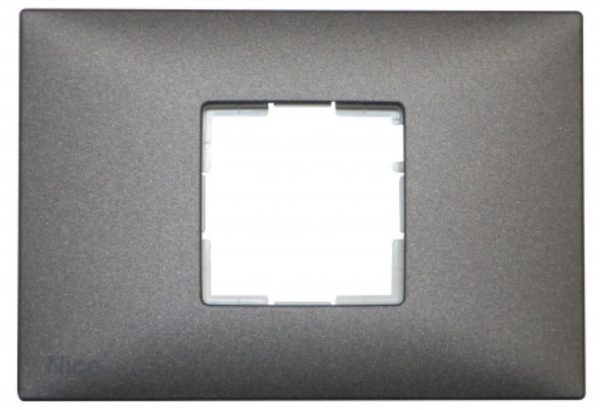 Nice OPLA Rectangular Wall Plaque - Graphite