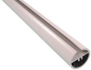 Bottom Bar Type 2, Aluminium, White, 5Mtr Lengths