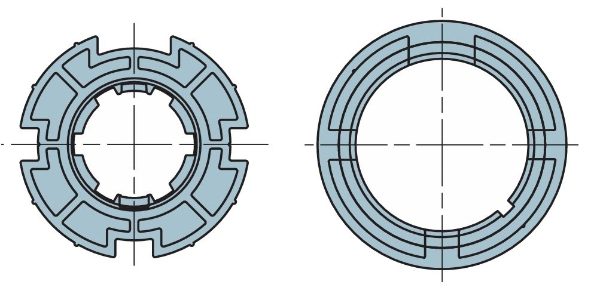 Nice Adaptors suits 60mm tube with notch for Acmeda