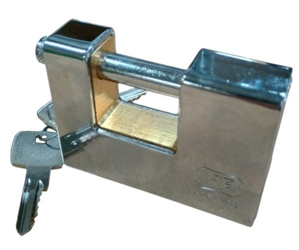 93mm Facchinetti Super Armoured Padlock - Keyed Alike