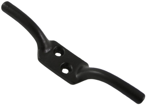 4" Cleat Malleable Iron, Black