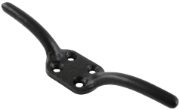 6" Cleat Malleable Iron, Black