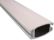 Bottom Bar Type 1, Aluminium, White, 5Mtr Length