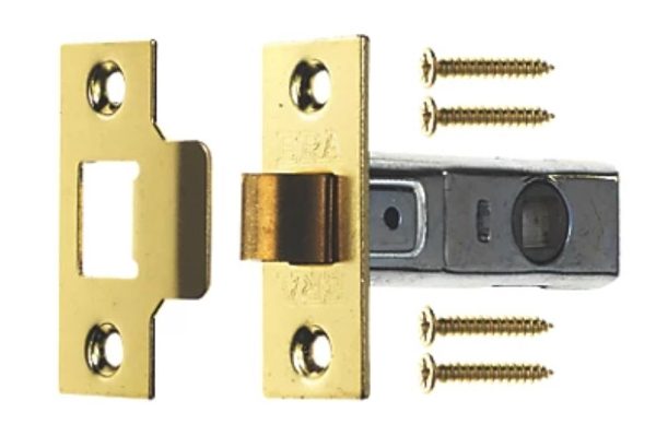 Era 3" Tubular Latch Lock Brass (Pack Qty 10)