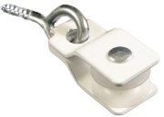 0.5625" Lazy Pulley, Acetyl Wheel, White Frame
