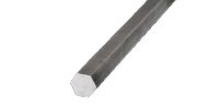 7mm Hexagon Drive Shaft, 3 Metre Lengths, EN1A (Leaded)