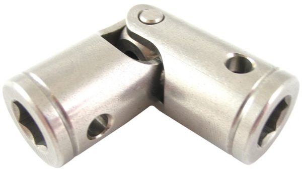 Geiger Universal Joint, 8mm Hex in - 8mm Hex out, Steel
