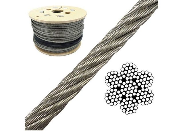 5mm Winch Cable (100 Mtr Roll)