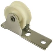 0.75" Guide Pulley, Chrome Plated Frame, Acetyl Wheel