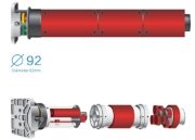 Eurodrive 360Nm, 8Rpm Motor with Override, Inc. Adaptor set