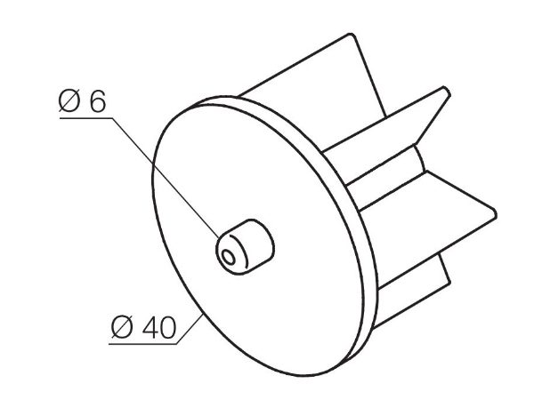 Nice Dummy Block and Pin for 40mm tube