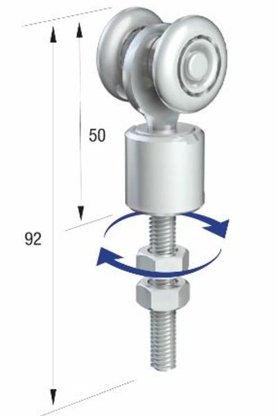 Runners Series 20 Single Adjustable Steel Hanger