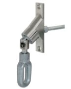 Geiger Universal 90° Joint With Eye in, 7mm Sq rod out