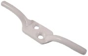 5" Cleat Malleable Iron, White