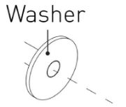 Gaposa Washer for 40mm shaft