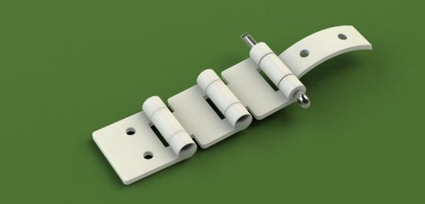 Nylon Hinge Segment, With Clip and Cotter Pin