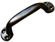 Runners Tubular Handle Black 150mm